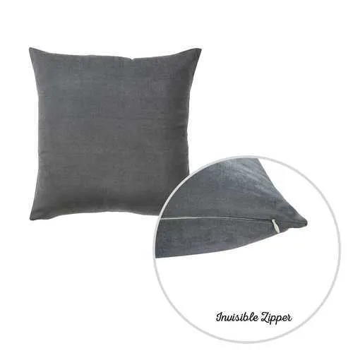 20"x20" Grey Honey Decorative Throw Pillow Cover (2 pcs in set)