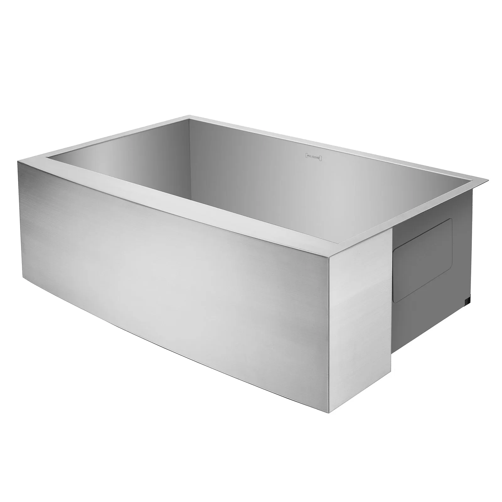 33" x 21" x 10" Farmhouse Apron Stainless Steel Kitchen Sink- Miligore