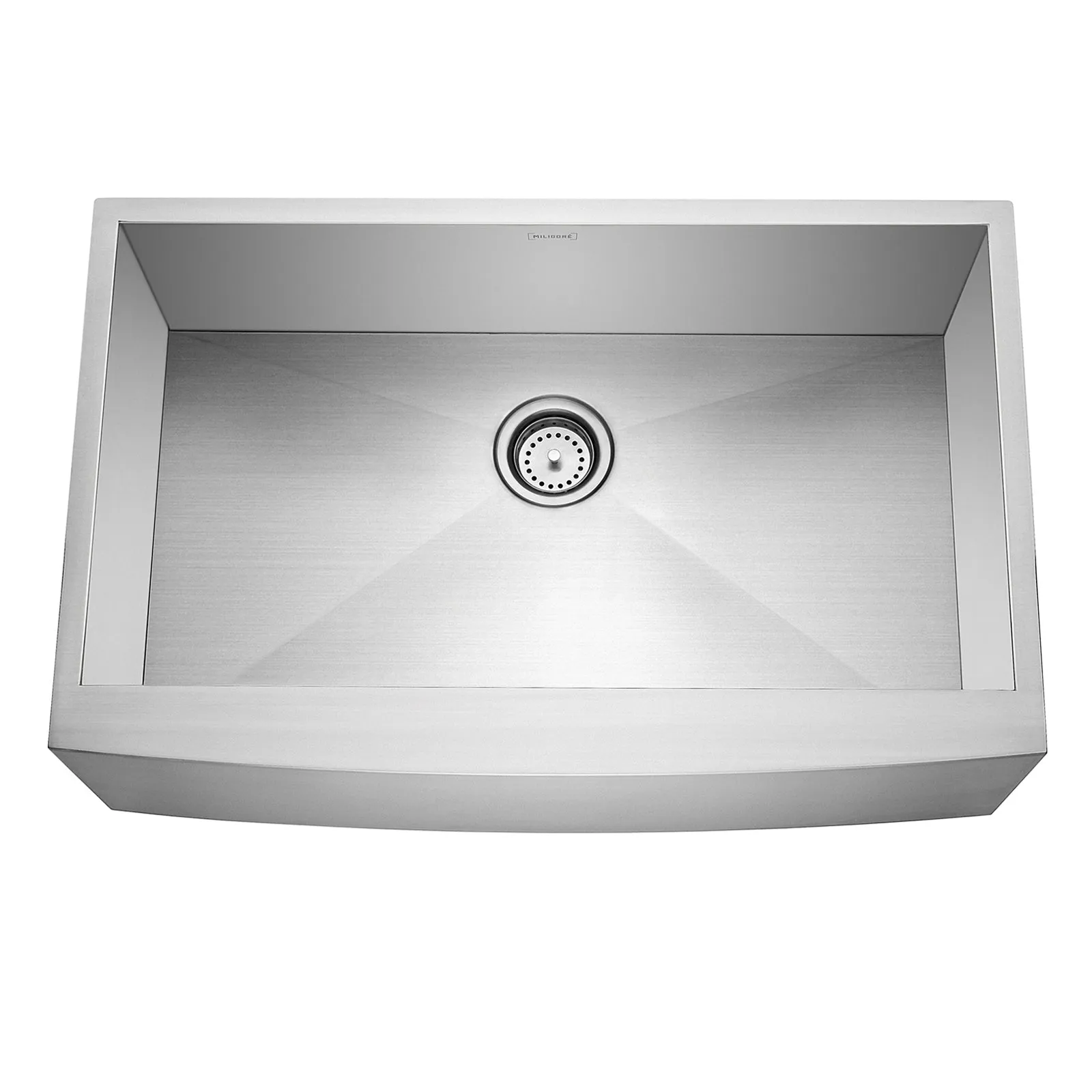 33" x 21" x 10" Farmhouse Apron Stainless Steel Kitchen Sink- Miligore