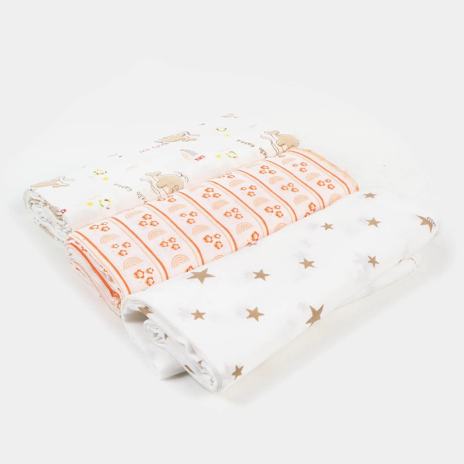 3PCS Muslin Cotton Wrapping Sheets Set