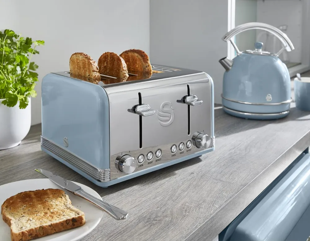 4 Slice Retro Toaster