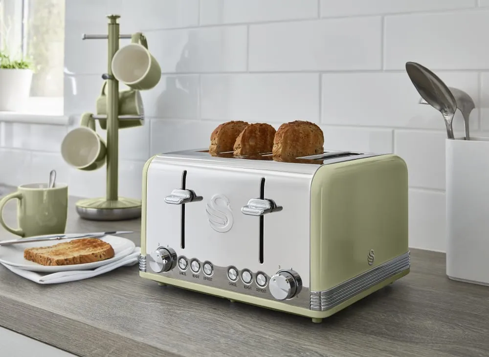 4 Slice Retro Toaster