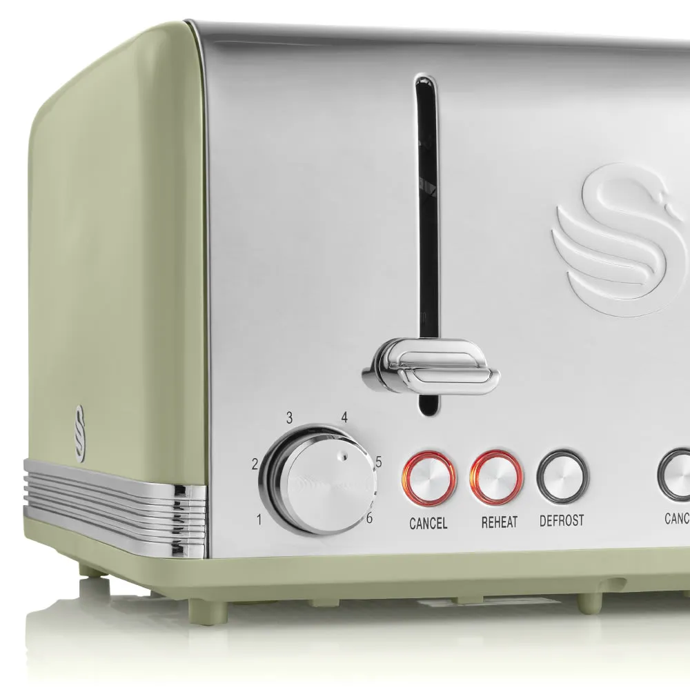 4 Slice Retro Toaster