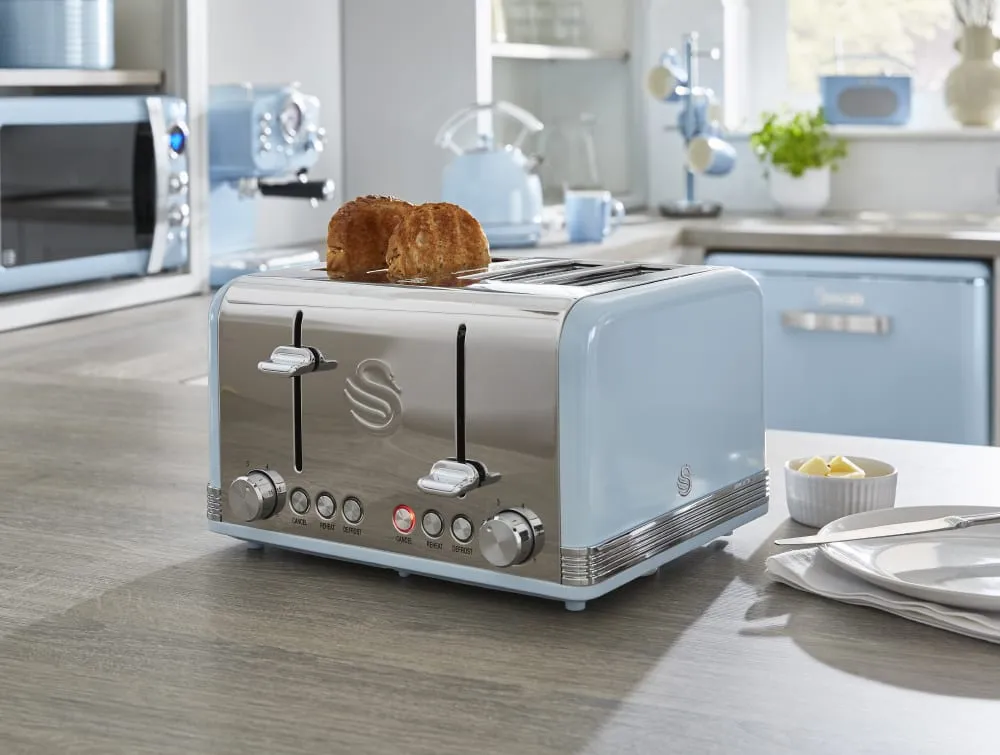 4 Slice Retro Toaster