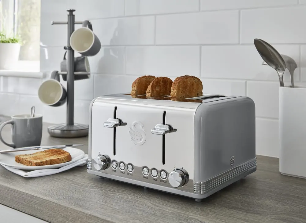 4 Slice Retro Toaster