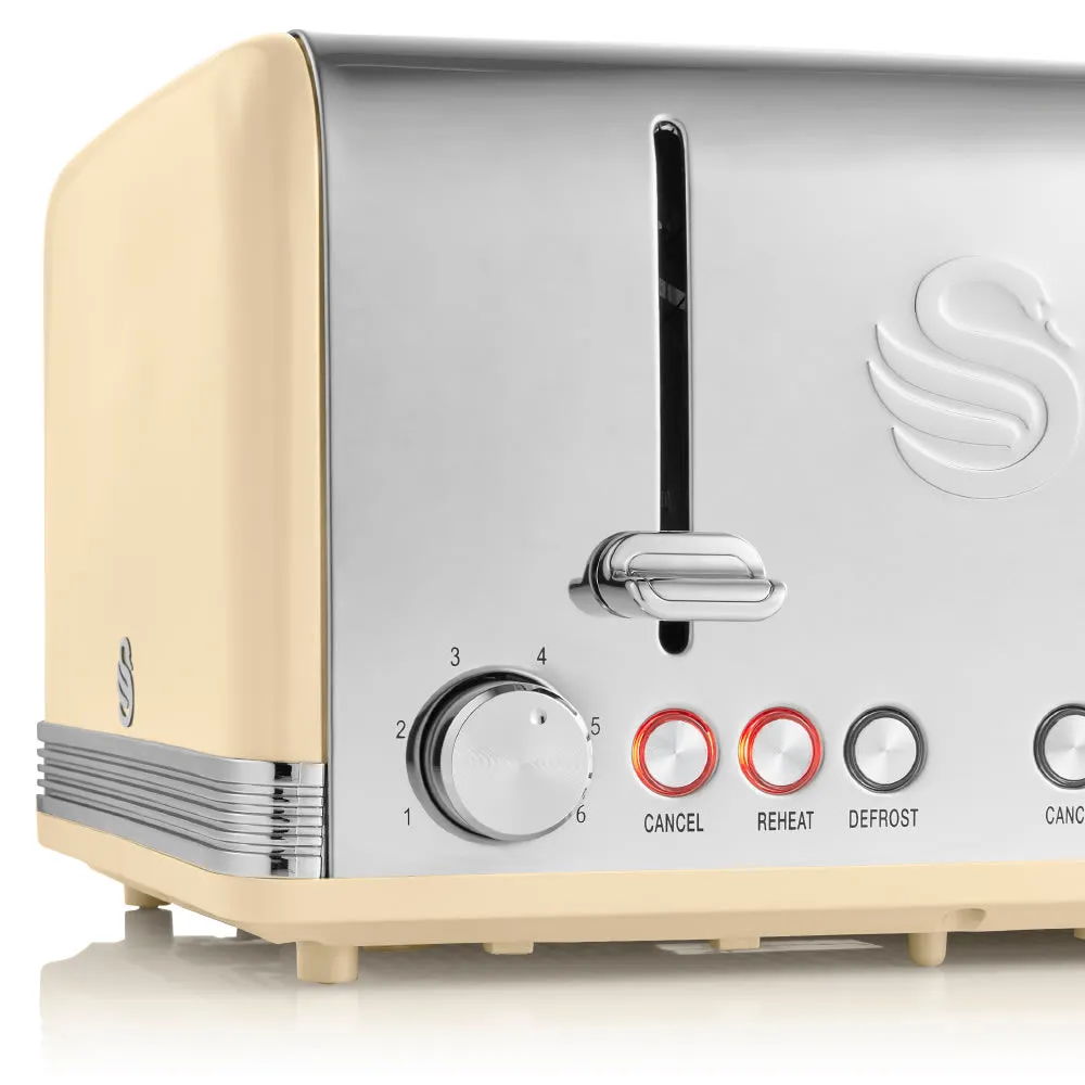 4 Slice Retro Toaster