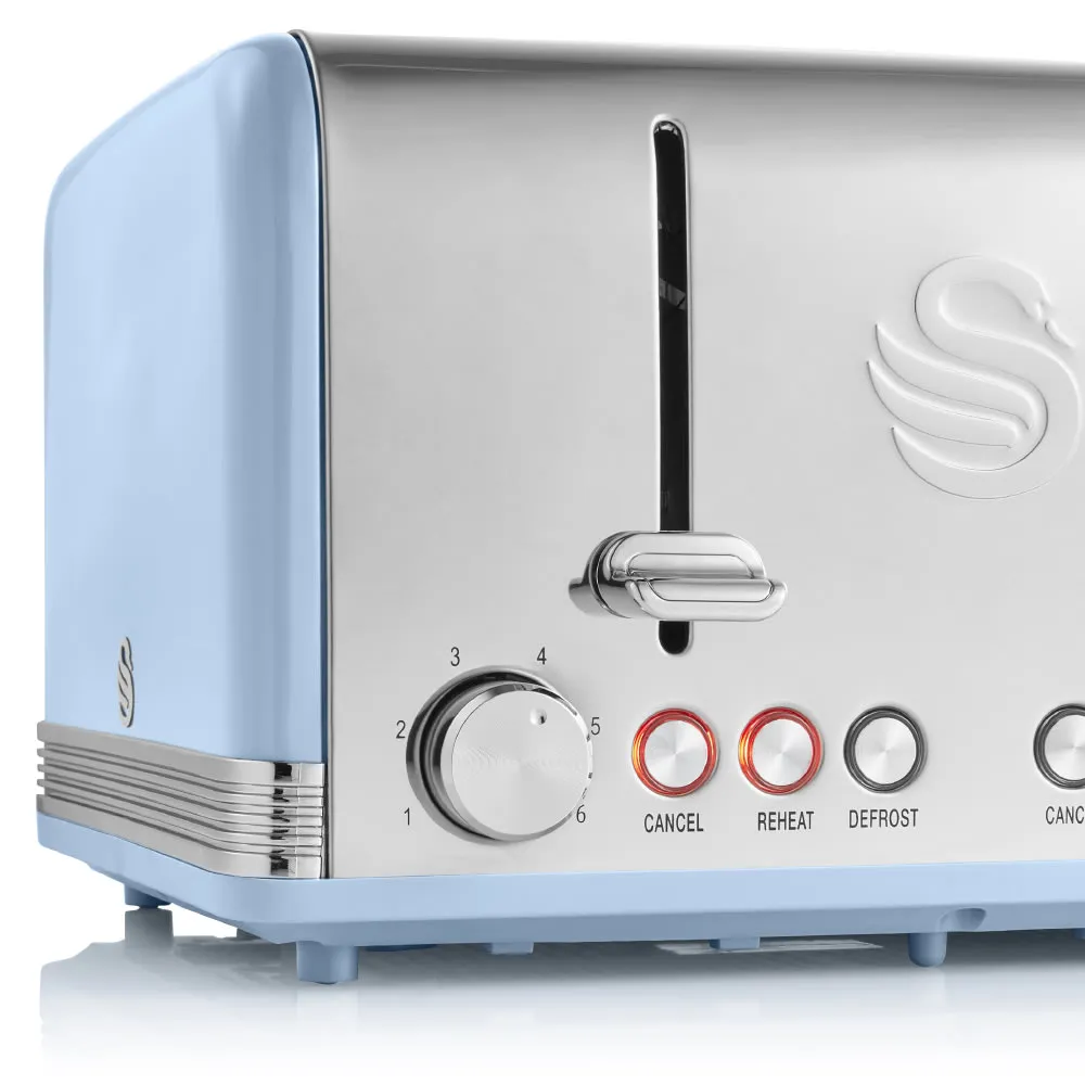 4 Slice Retro Toaster