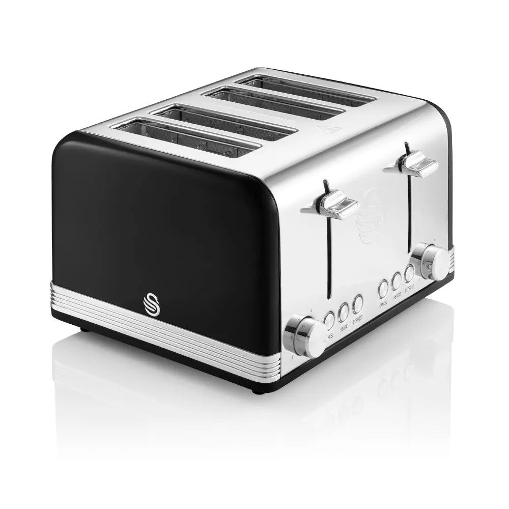 4 Slice Retro Toaster