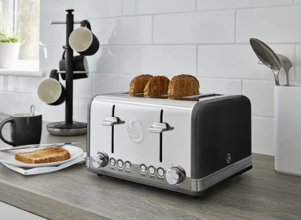 4 Slice Retro Toaster