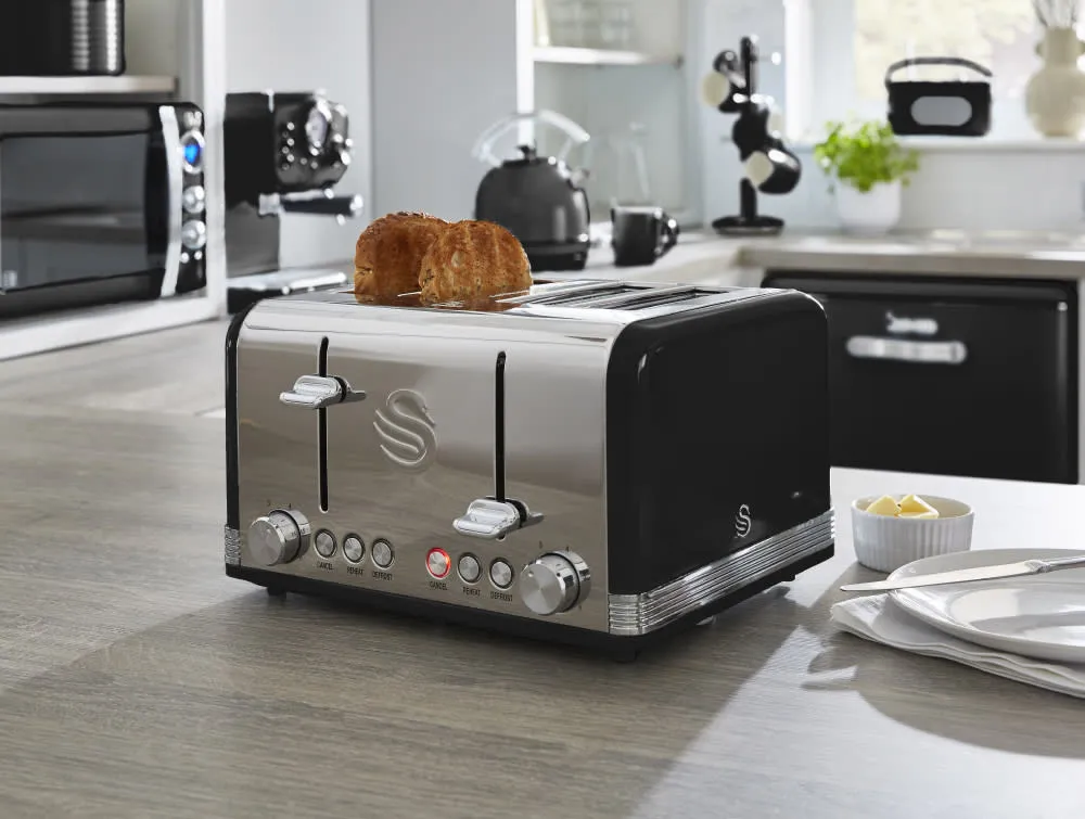 4 Slice Retro Toaster