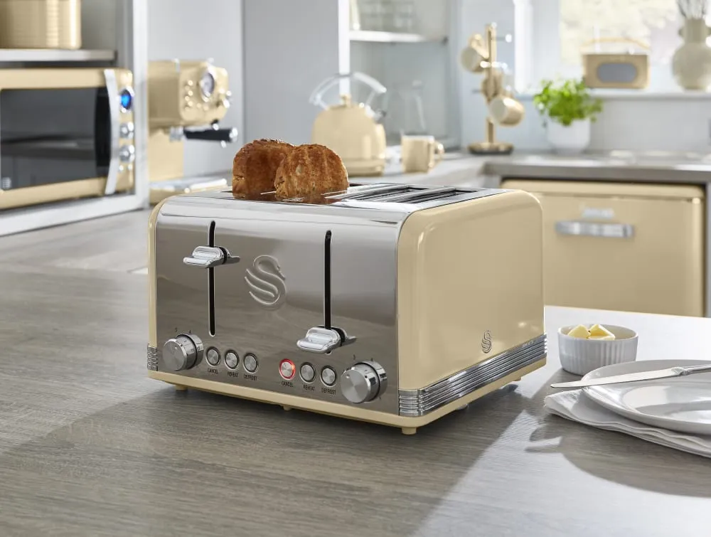 4 Slice Retro Toaster