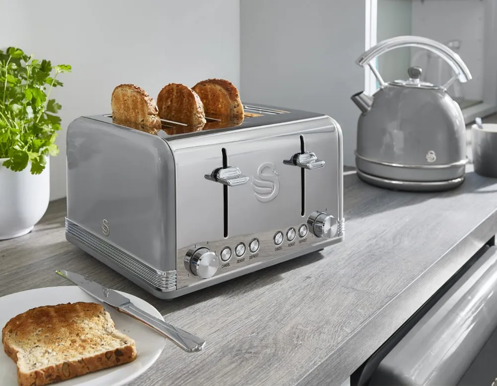 4 Slice Retro Toaster