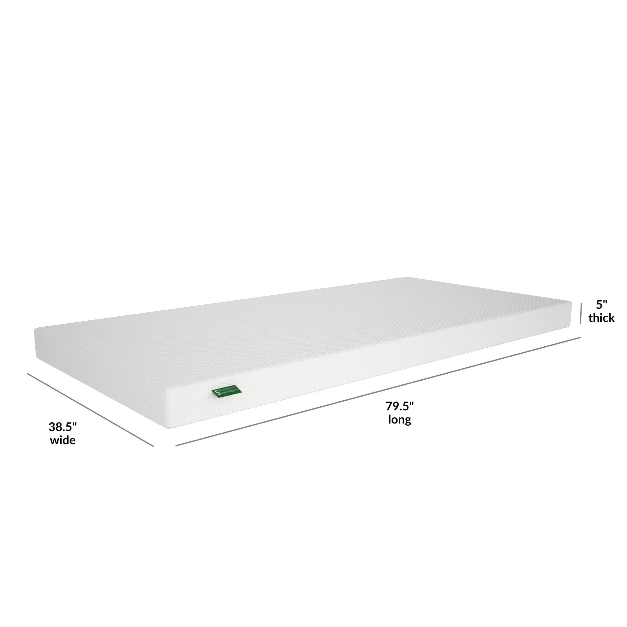 5-Inch Twin XL Memory Foam Mattress