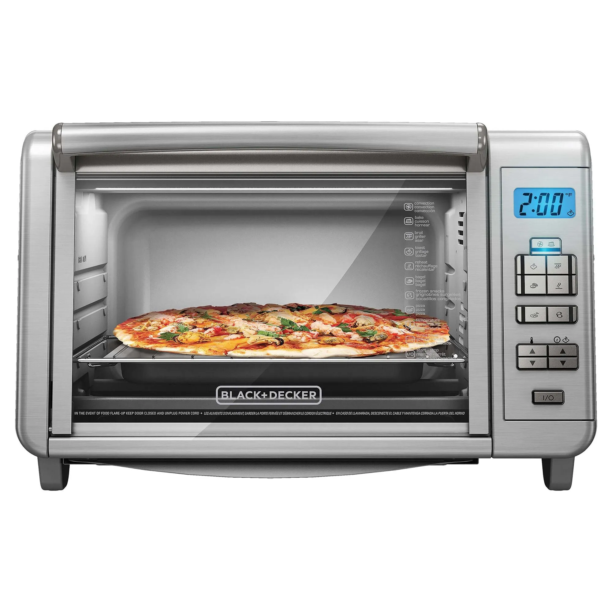 6-Slice Digital Convection Toaster Oven, Stainless Steel