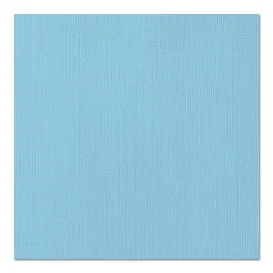 American Crafts 12x12 inch Textured Cardstock - Lagoon - Single Sheet