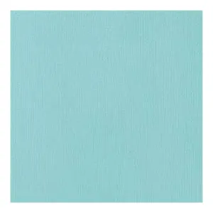 American Crafts 12x12 inch Textured Cardstock - Robin's Egg - Single Sheet