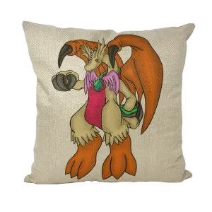 Angechardragon Throw Pillows