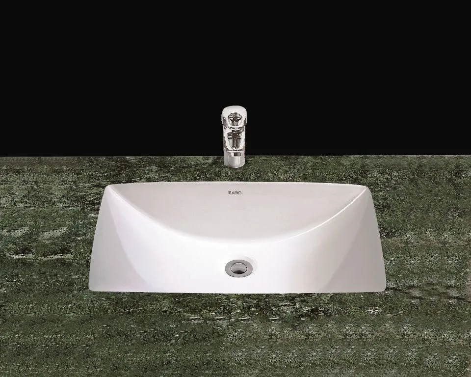 Aquamoon BAS2270 Undermount Rectangular Bathroom Sink