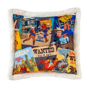 Bandits & Heroes Campfire Sherpa Pillow