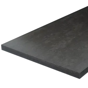 Black Steel Smooth Plate 3"