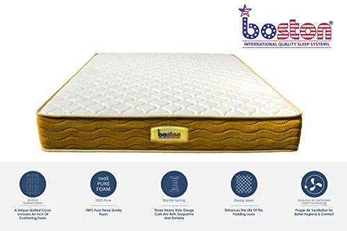 Boston Classic 10 Inch Bonnell Spring King Size Mattress (75 x 70 X 10 inch)