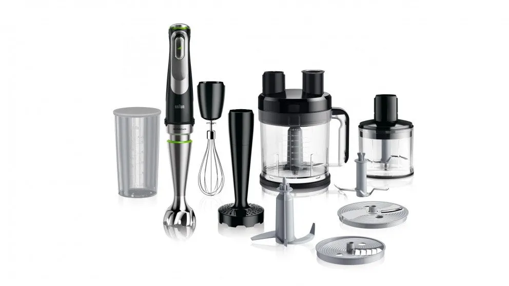 Braun Multiquick 9 Hand Blender Black Green 1200W MQ9187XLI