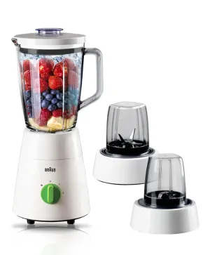 Braun, PowerBlend 3 Blender 1.5L 500W JB 0153, White