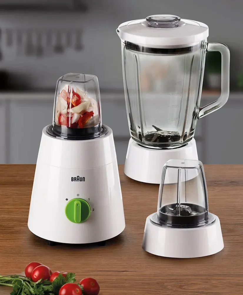 Braun, PowerBlend 3 Blender 1.5L 500W JB 0153, White