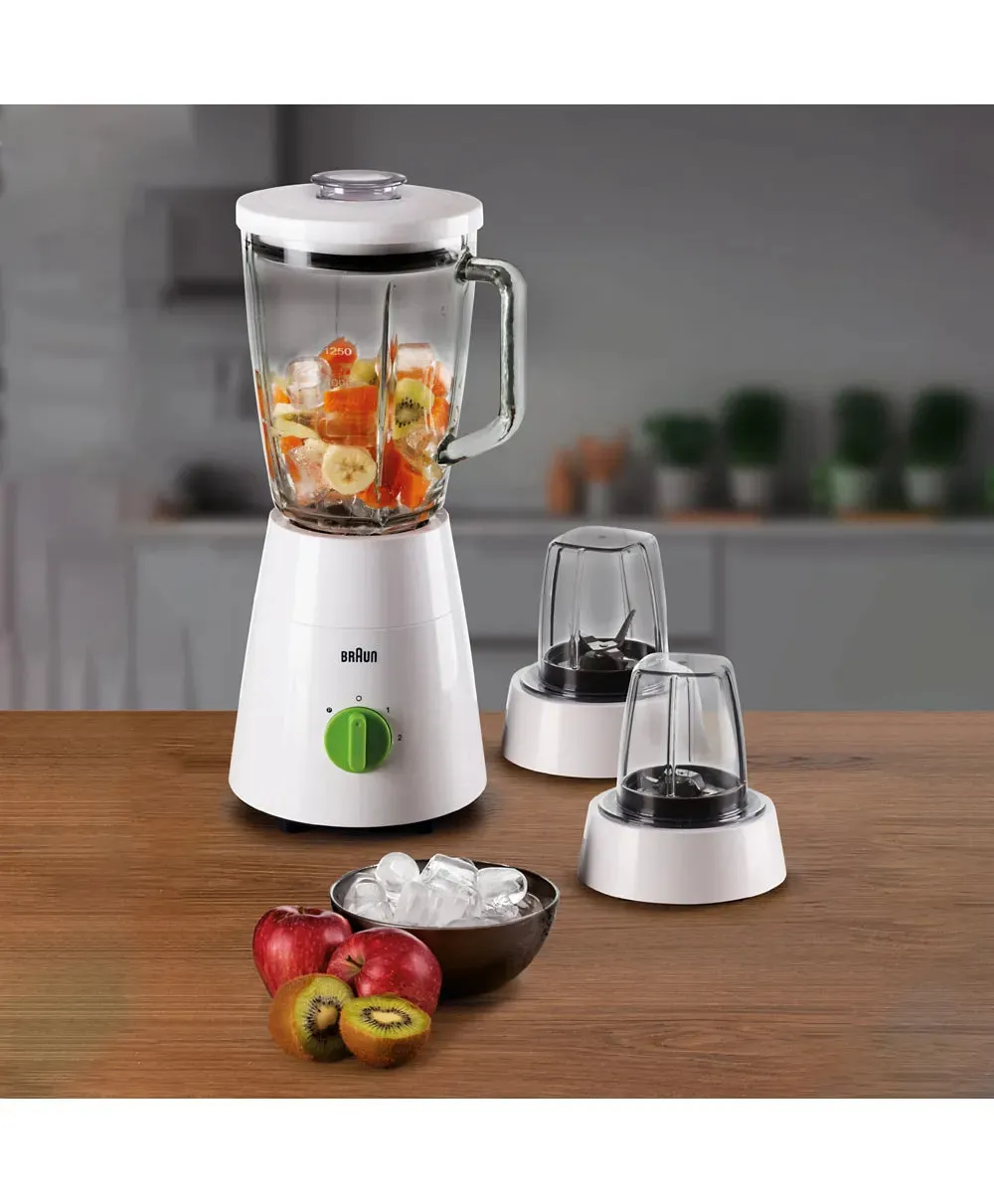 Braun, PowerBlend 3 Blender 1.5L 500W JB 0153, White