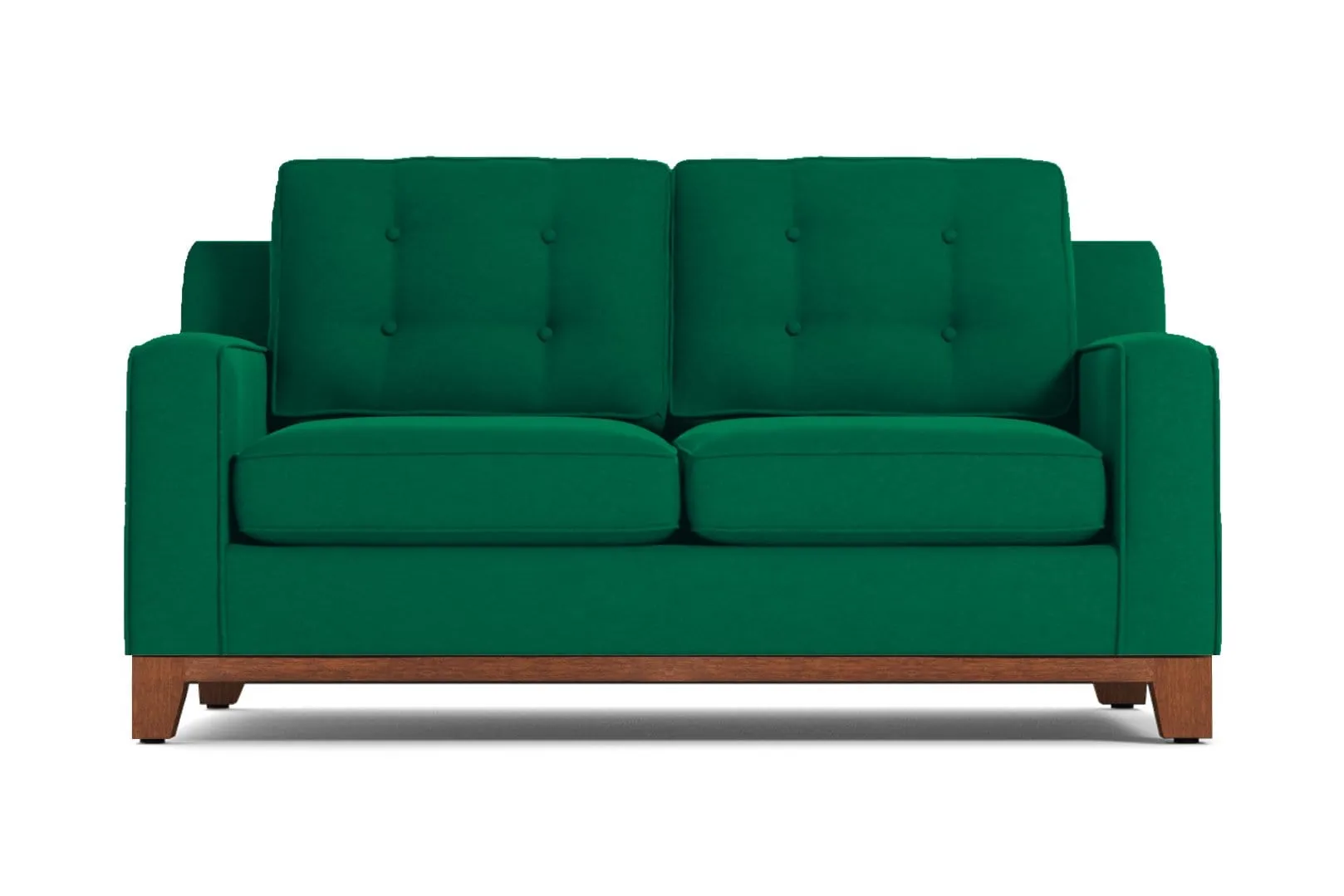 Brentwood Apartment Size Sofa :: Leg Finish: Pecan / Size: Apartment Size - 72"w