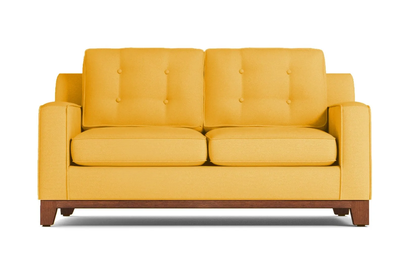 Brentwood Apartment Size Sofa :: Leg Finish: Pecan / Size: Apartment Size - 72"w