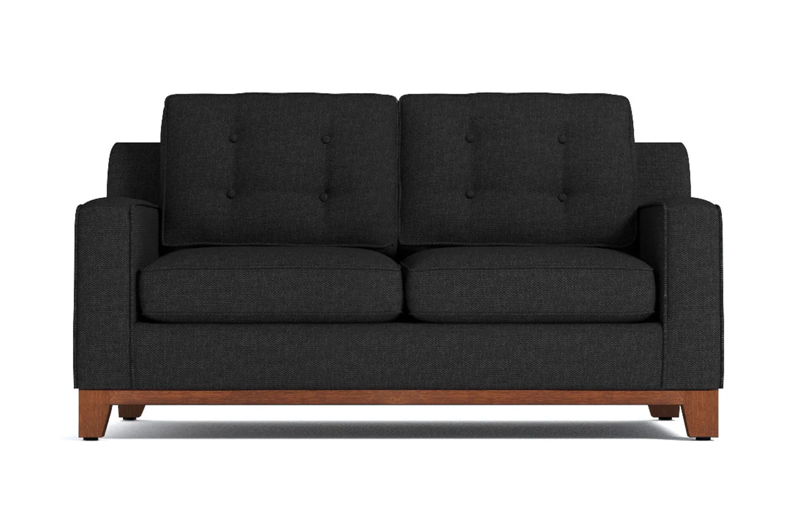 Brentwood Apartment Size Sofa :: Leg Finish: Pecan / Size: Apartment Size - 72"w