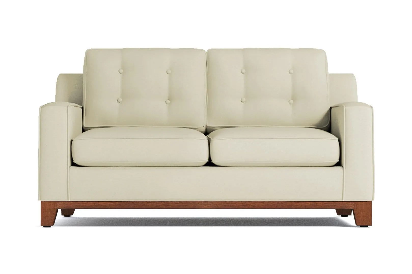 Brentwood Apartment Size Sofa :: Leg Finish: Pecan / Size: Apartment Size - 72"w