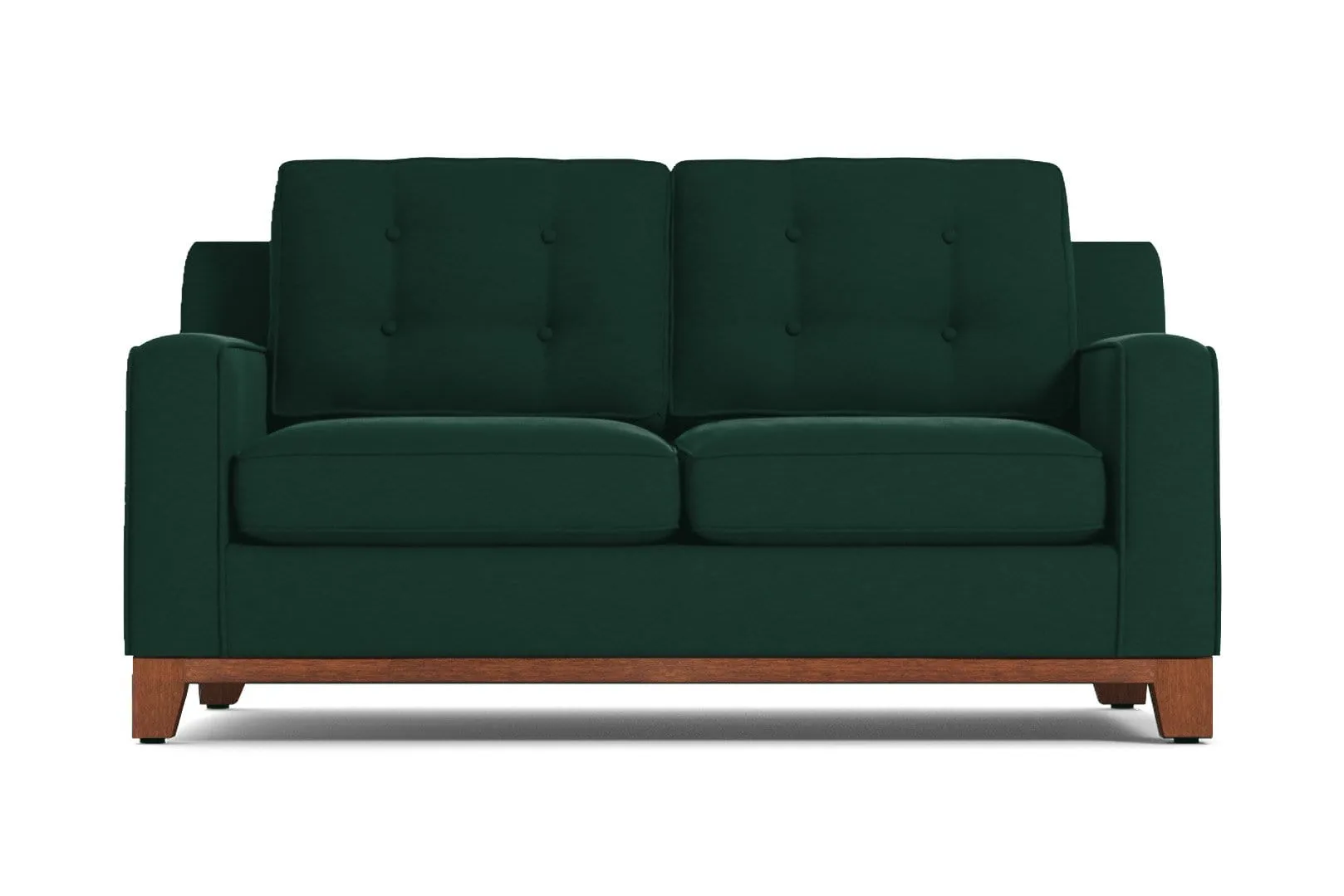 Brentwood Apartment Size Sofa :: Leg Finish: Pecan / Size: Apartment Size - 72"w