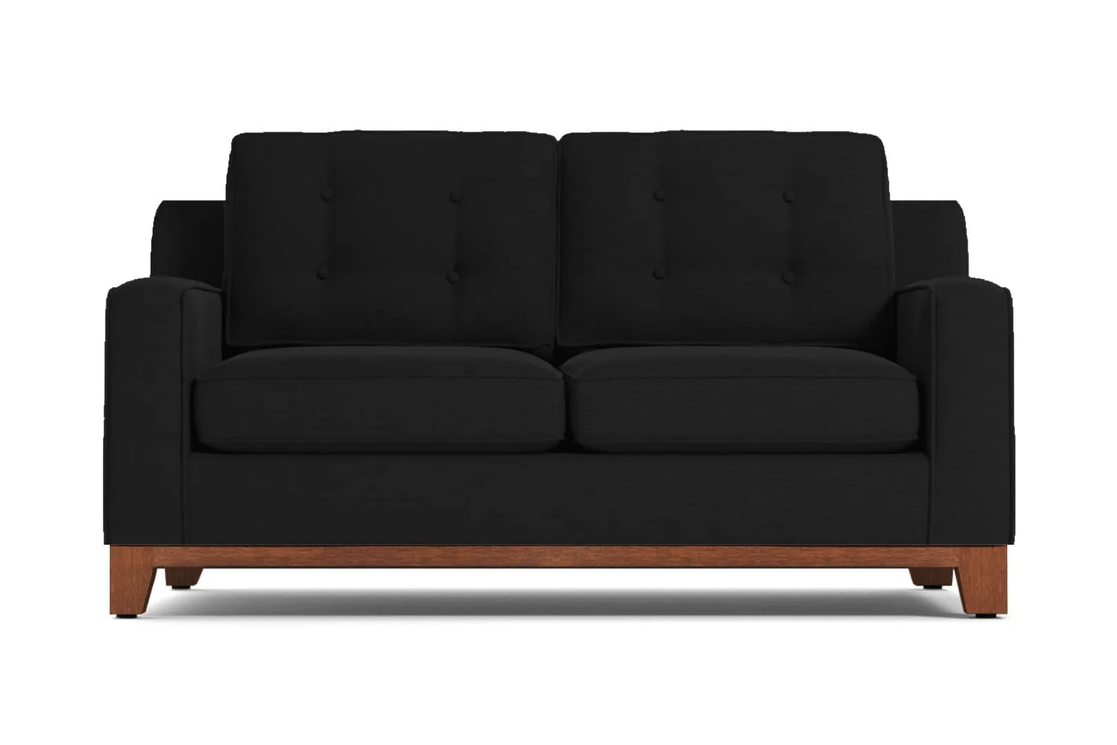 Brentwood Apartment Size Sofa :: Leg Finish: Pecan / Size: Apartment Size - 72"w