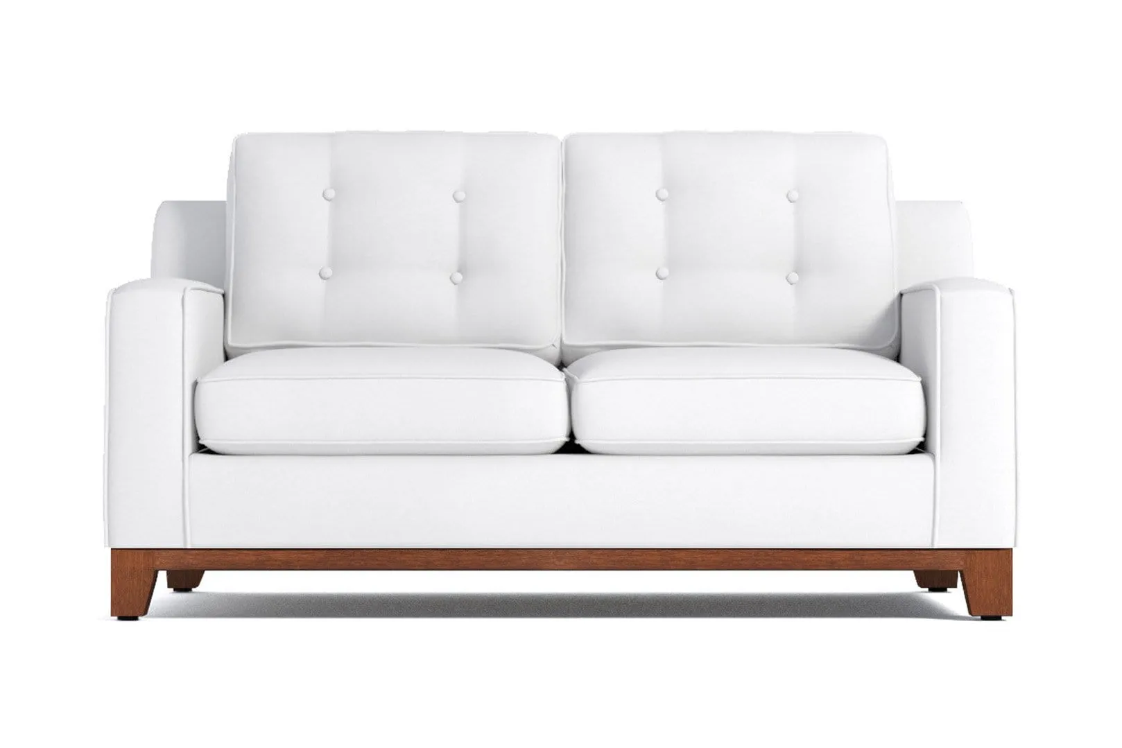 Brentwood Apartment Size Sofa :: Leg Finish: Pecan / Size: Apartment Size - 72"w