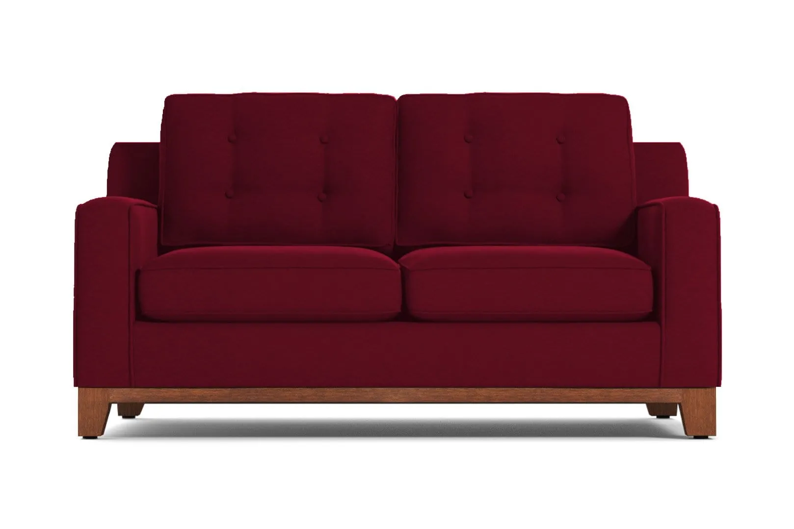 Brentwood Apartment Size Sofa :: Leg Finish: Pecan / Size: Apartment Size - 72"w