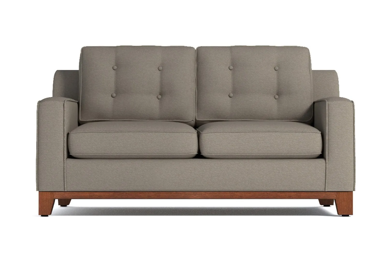 Brentwood Apartment Size Sofa :: Leg Finish: Pecan / Size: Apartment Size - 72"w