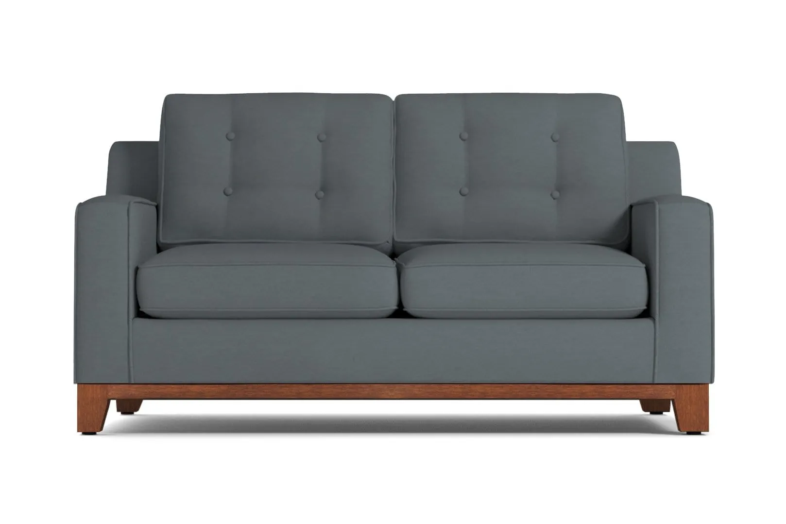 Brentwood Apartment Size Sofa :: Leg Finish: Pecan / Size: Apartment Size - 72"w