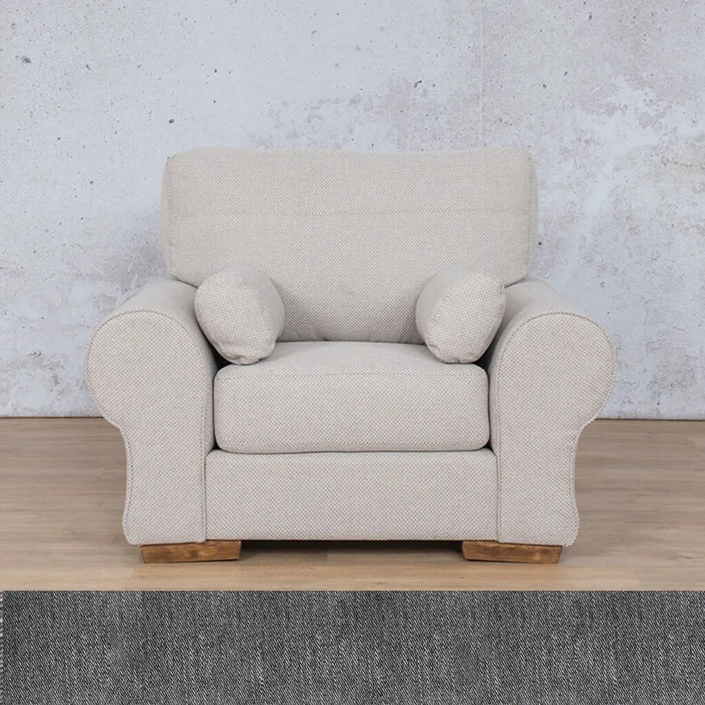 Carolina 1 Seater Fabric Sofa