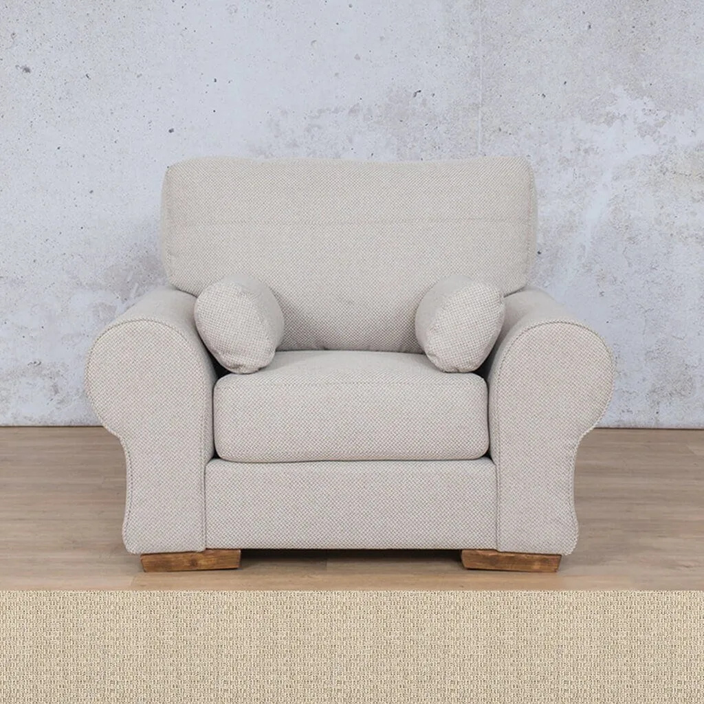 Carolina 1 Seater Fabric Sofa