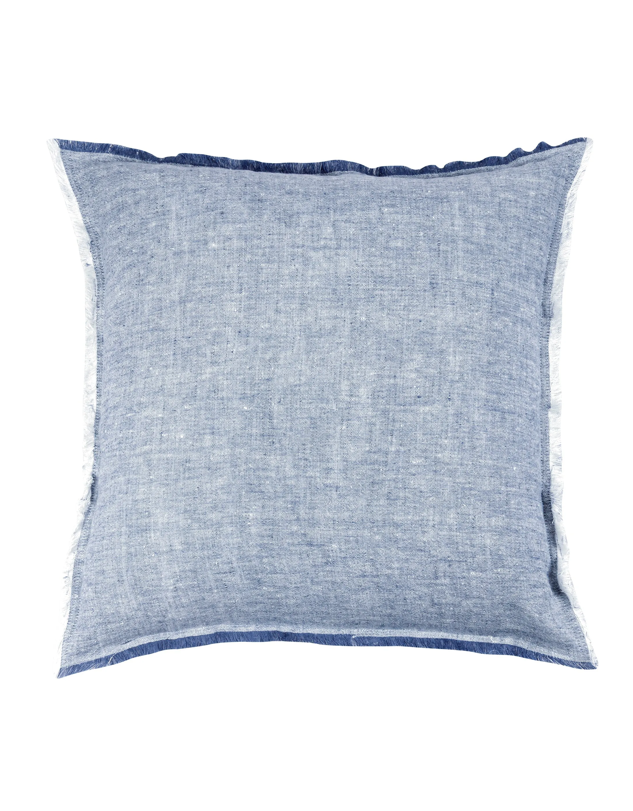 Chambray Blue So Soft Linen Pillows