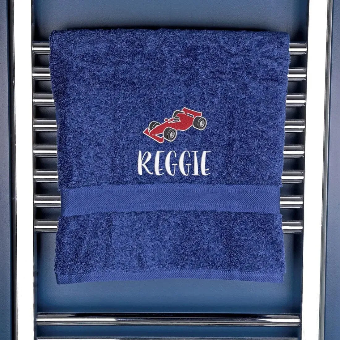 Children's Race Car Bath Towel