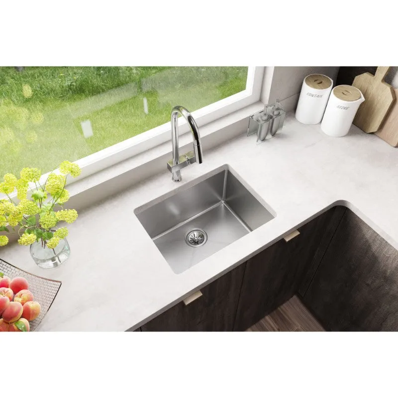 Crosstown 18.25" x 23.5" x 10" Stainless Steel Single-Basin Undermount Kitchen Sink