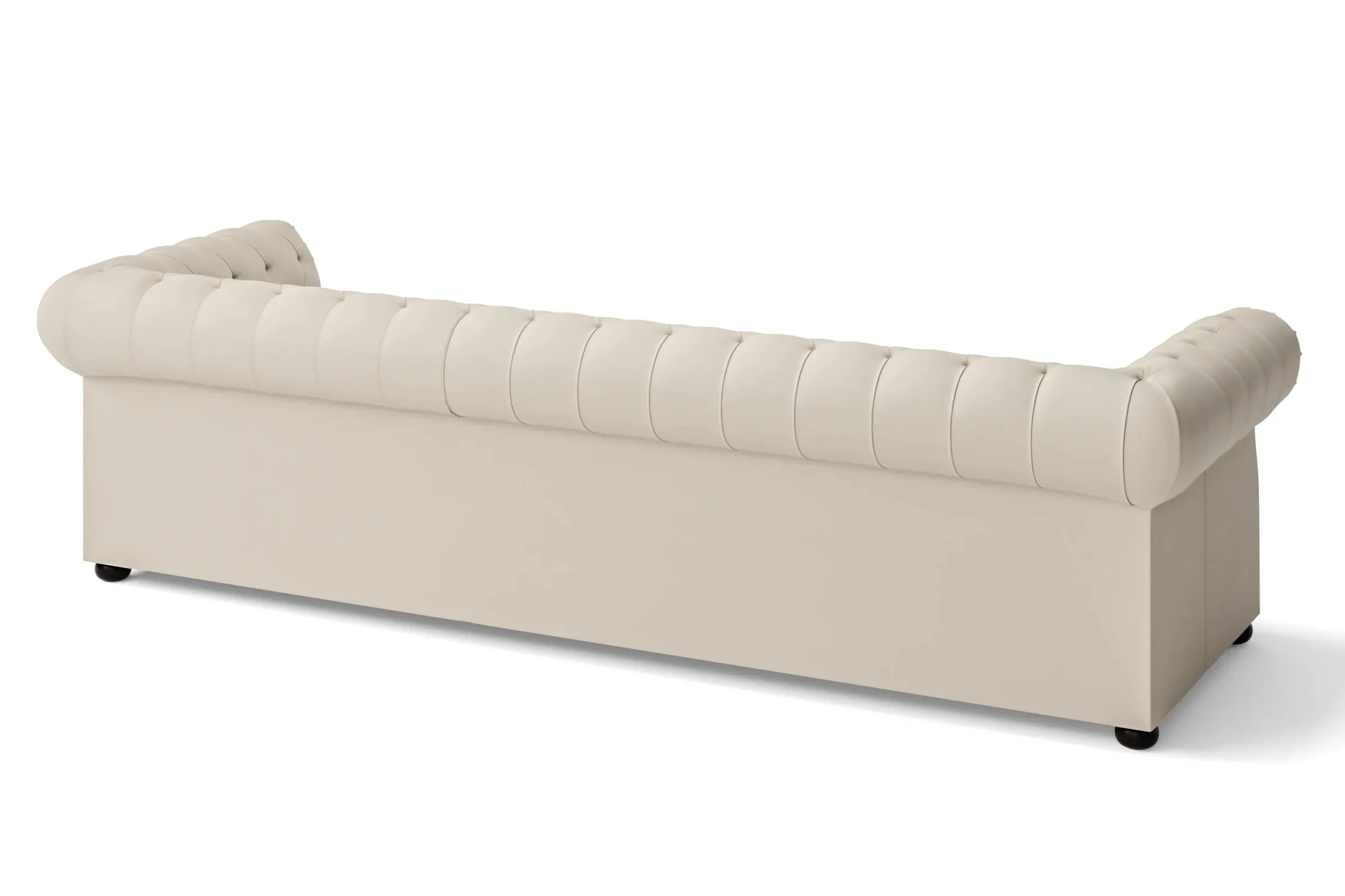 Cuneo 4 Seater Sofa Cream Leather