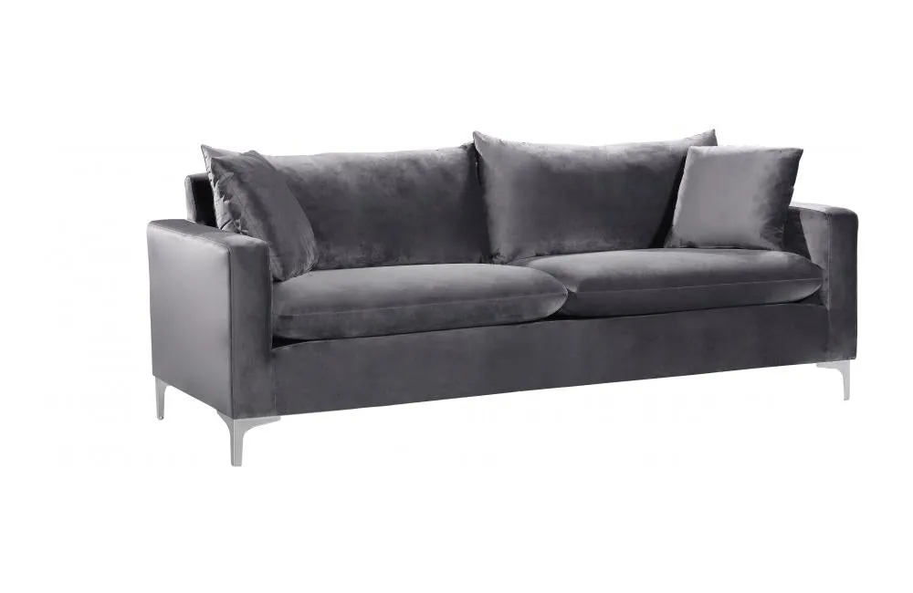 Dottie Chrome Grey sofa