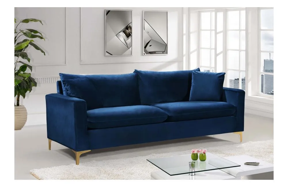 Dottie Gold Navy sofa