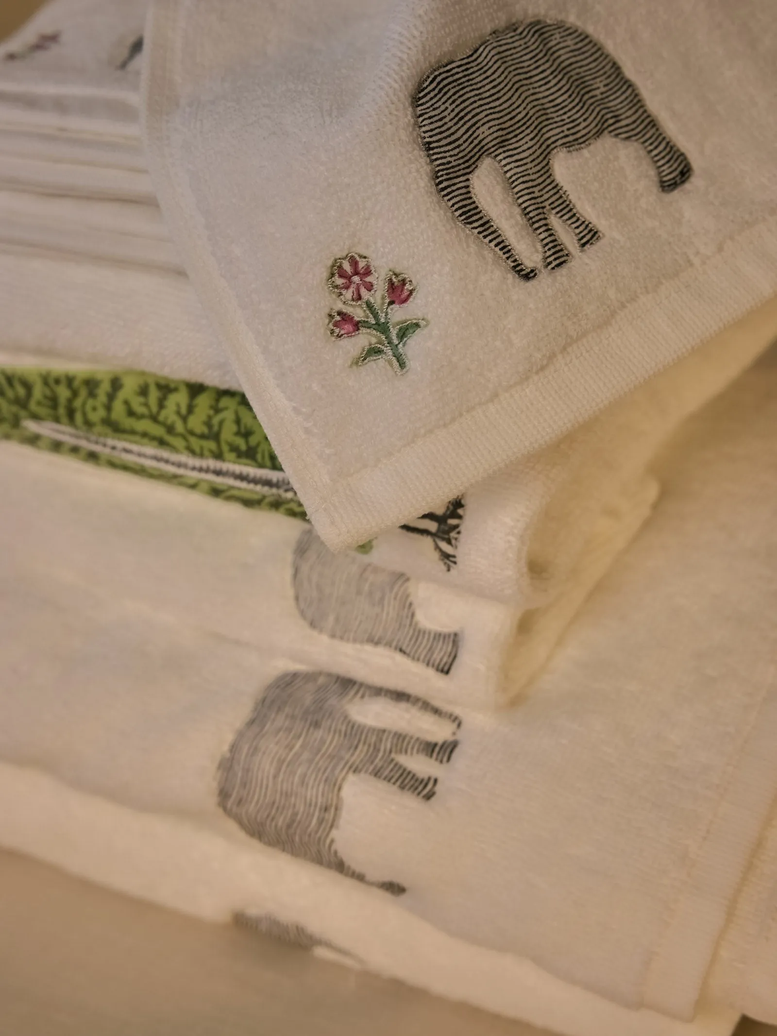 Elephant Face Towel