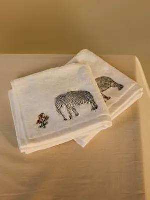 Elephant Face Towel