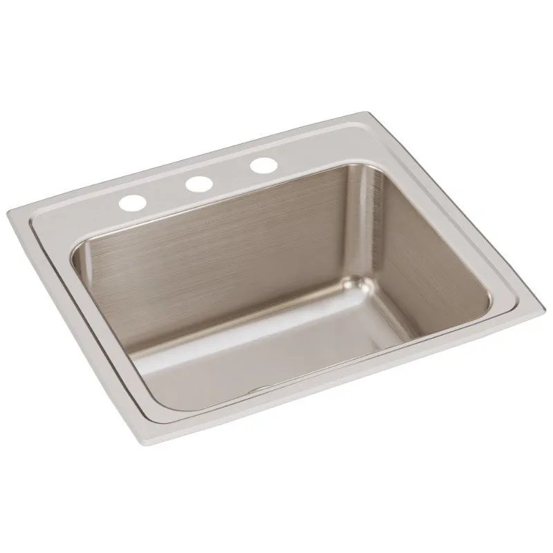 Elkay Lustertone Classic 19.5" x 22" x 10.13" Single Basin Drop-In Sink